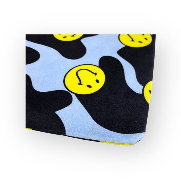 VHTF: Valfre ☻︎ Serotonin Smiley Face Purse ☻︎ Chain Strap ☻︎ Black Vegan Suede - Picture 8 of 16